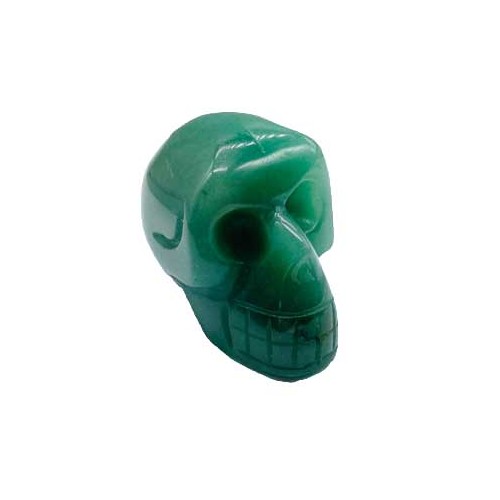 2 Inch Aventurine Green Skull