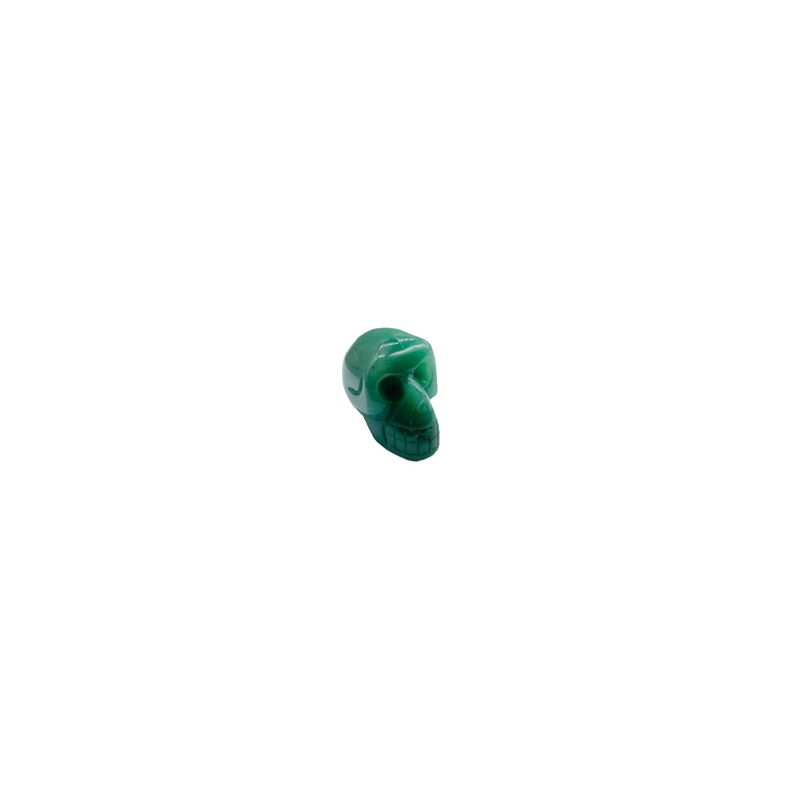 2 Inch Aventurine Green Skull