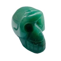 2 Inch Aventurine Green Skull