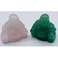 Set of 2 Healing Crystal Buddha