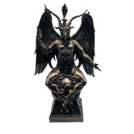 14.5" Baphomet Bronze Color Statue