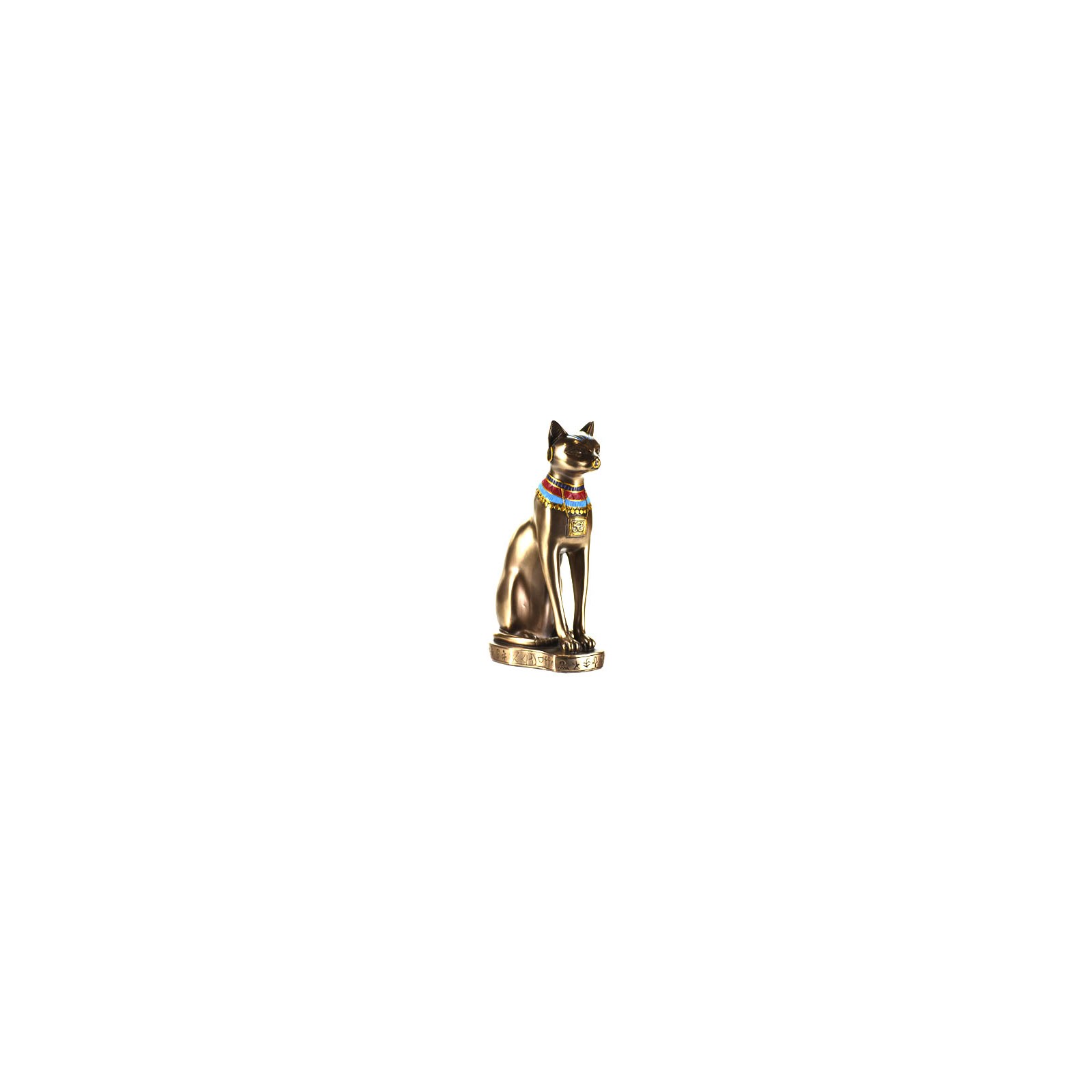 Bastet Bronze Statue 9"