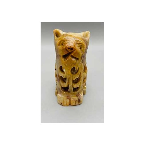 3" Soapstone Cat Carving