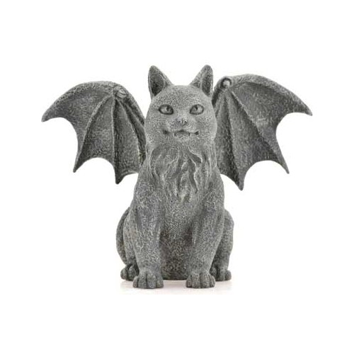 Winged Cat Gargoyle for Home Decor