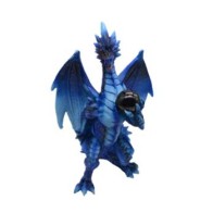 7.5 Inch Blue Dragon Figurine for Decor