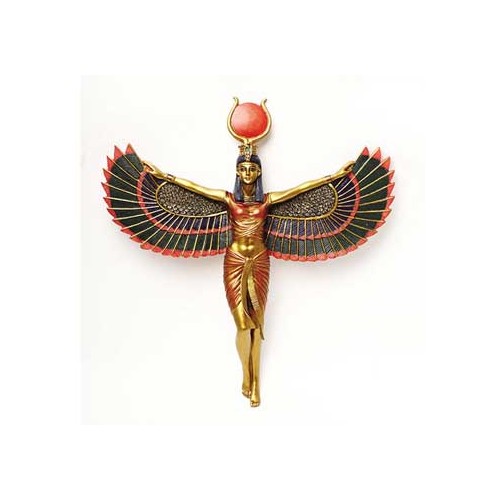 Isis Wall Plaque Open Wings