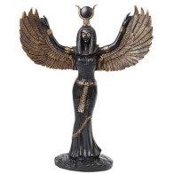 Regal Isis Statue for Altar