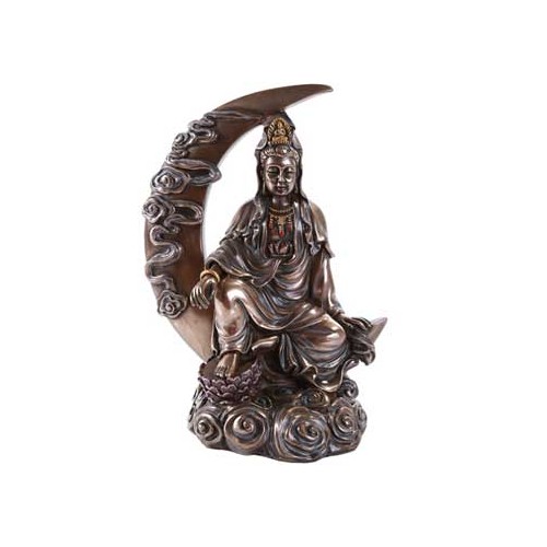 Estatua de Kuan Yin de 8 1/4\" para Decoración Espiritual