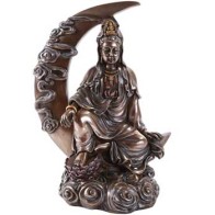 8 1/4" Kuan Yin Statue for Spiritual Decor