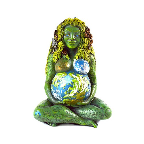 Millennial Gaia Goddess Sculpture for Spiritual Growth