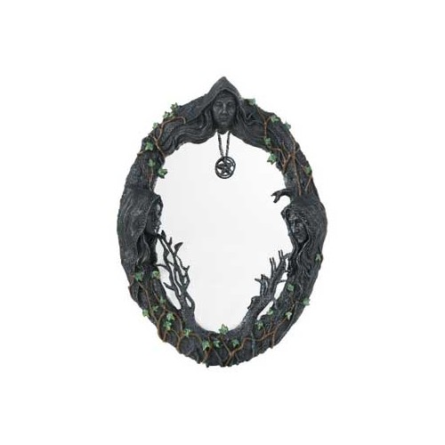 17 Inch Maiden, Mother, Crone Wall Mirror