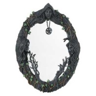 17 Inch Maiden, Mother, Crone Wall Mirror