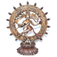 Estatua de Shiva Nataraja 9 Pulgadas para Adoración