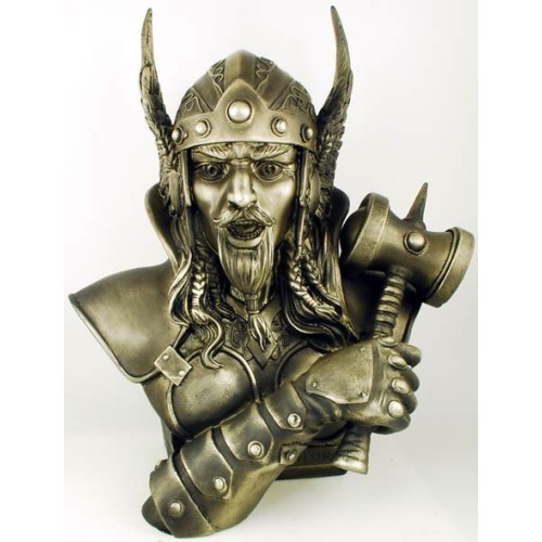 Thor Bust 14" Sculpture for Mythology Lovers