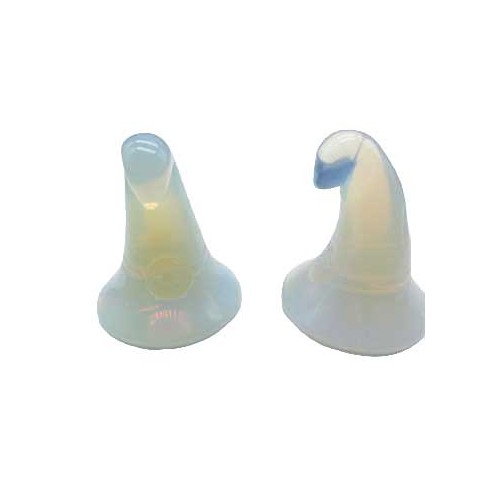 Set of 2 Opalite Witch's Hats for Positive Energy