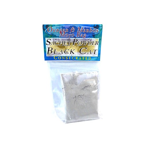 Polvo de Sachet Gato Negro 0.5oz para la Suerte