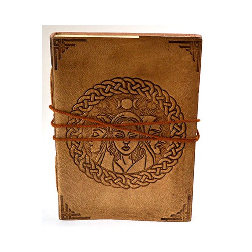 Triple Goddess Leather Journal