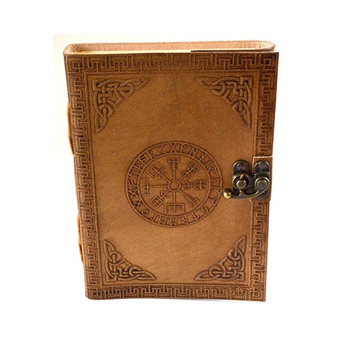 Rune Leather Journal with Latch