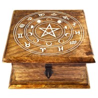 Caja de Almacenamiento de Fase Lunar Zodiacal