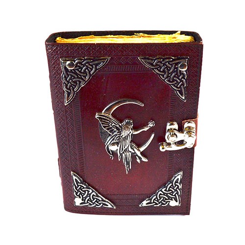 Fairy Leather Journal with Latch for Magical Writing