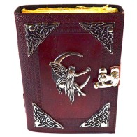 Fairy Leather Journal with Latch for Magical Writing