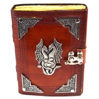 Double Dragon Leather Journal for Mystical Notes