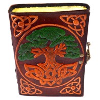 Tree of Life Leather Journal for Creative Thoughts