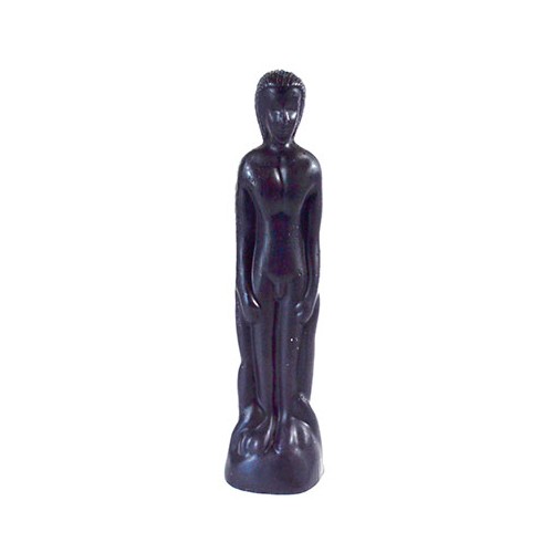 8 Inch Black Male Figure Candle for Spells