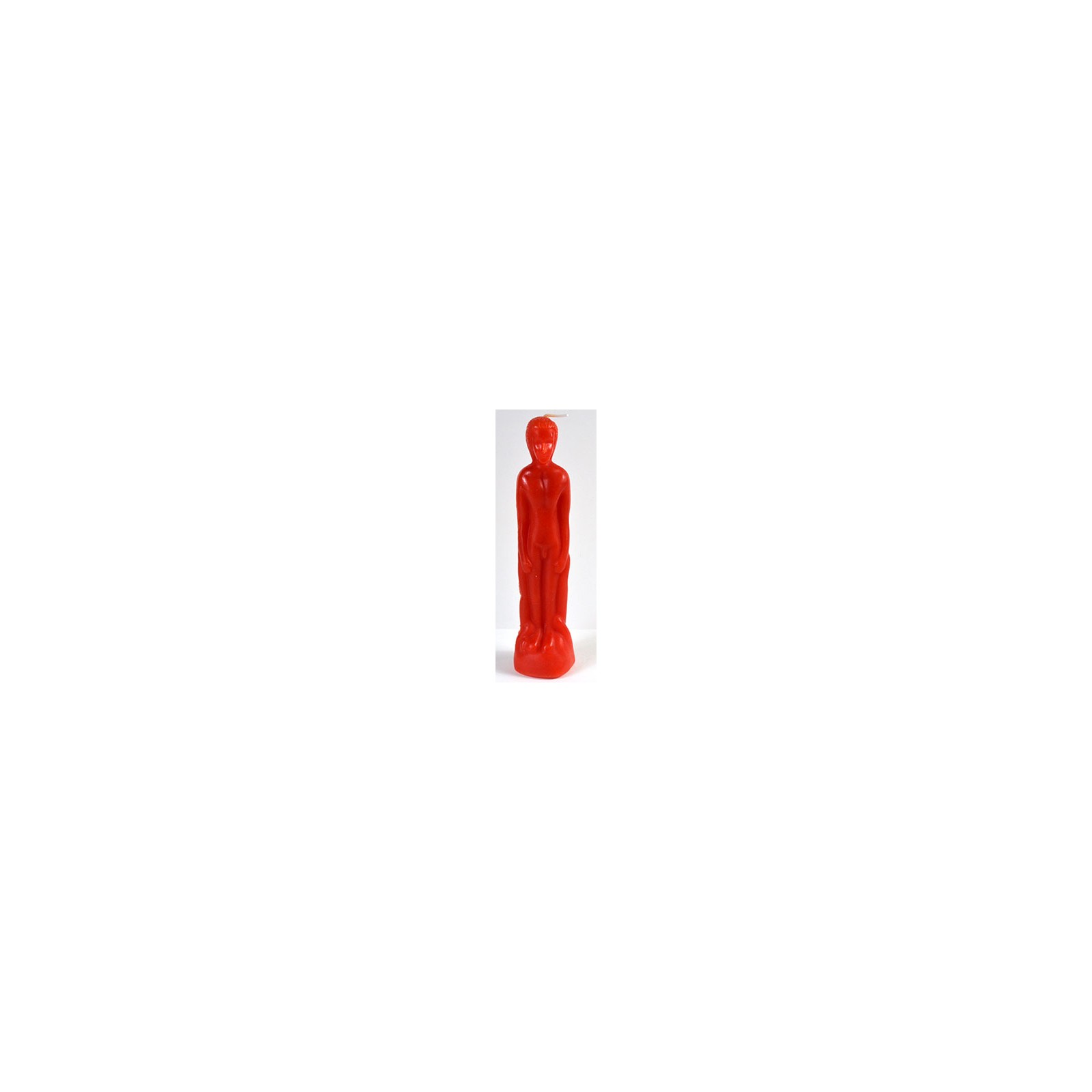 8 Inch Red Male Figure Candle for Rituals