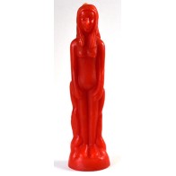 8 Red Female Candle for Rituals