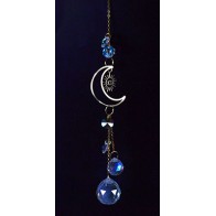 12 Inch Crescent Moon Eye Sun Catcher