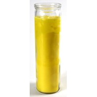 Yellow 7-Day Jar Candle for Intention Setting