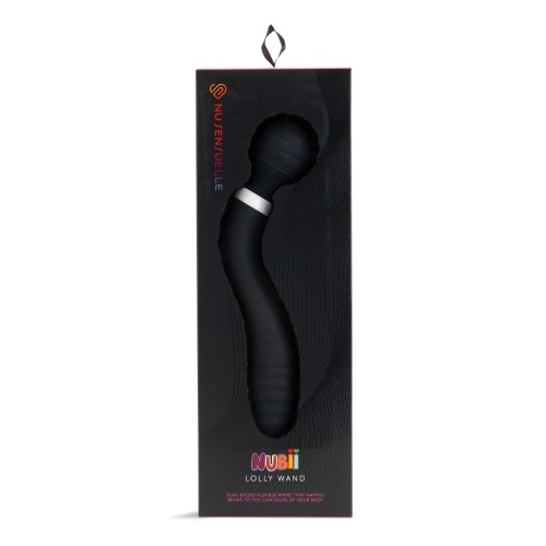 Nu Sensuelle Lolly Double-Ended Wand Black