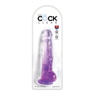 Dildo Clear King Cock de 8 Pulgadas