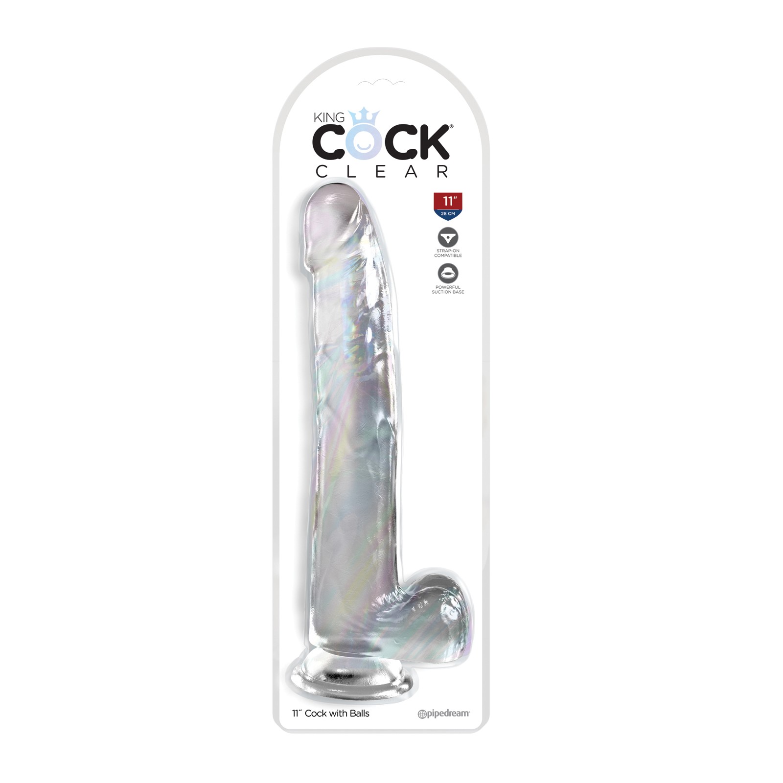 King Cock Clear 11" with Balls