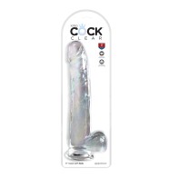 King Cock Clear 11" con Testículos