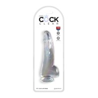 King Cock Claro 7.5" Pene para Placer Supremo