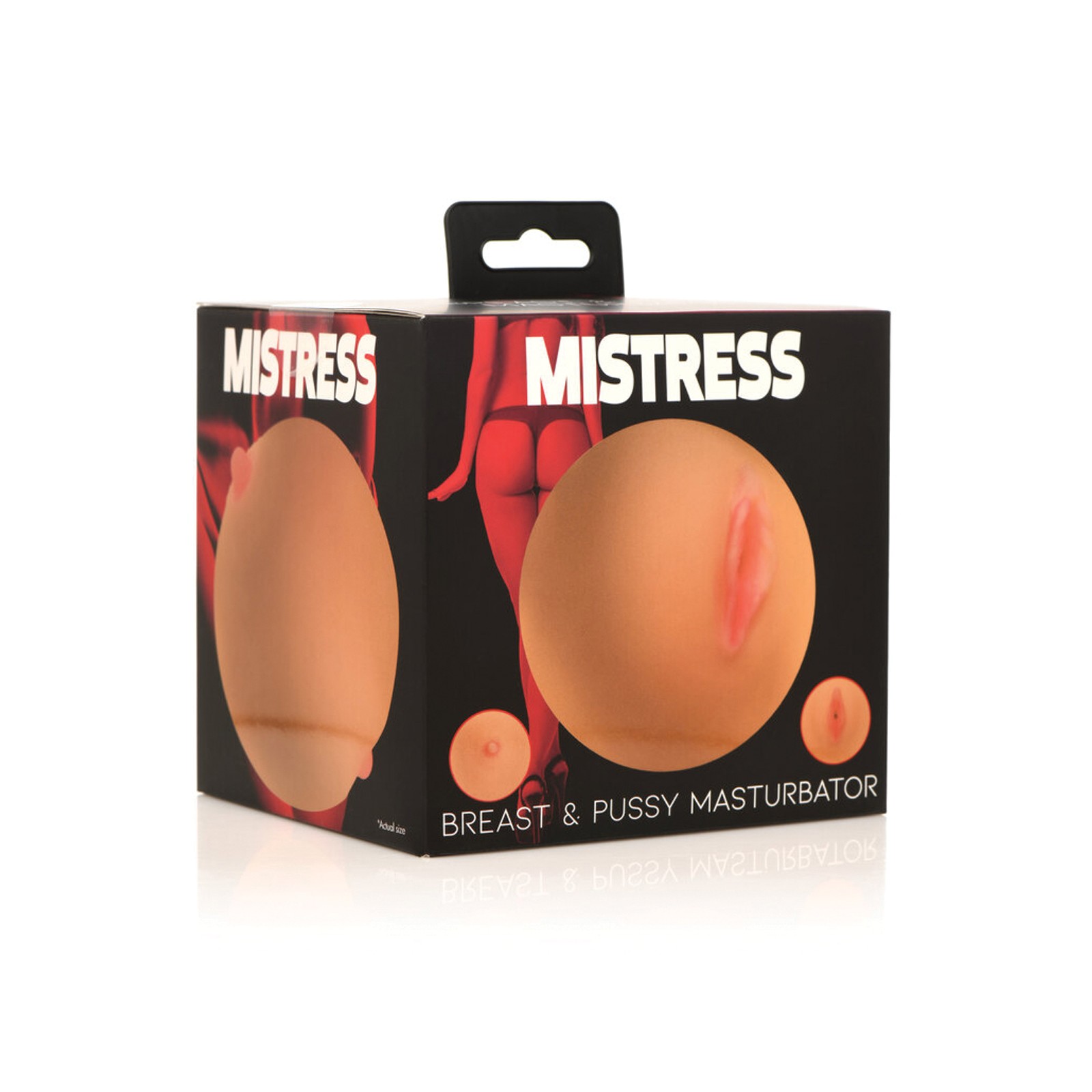 Curve Toys Mistress Pussy Breast Masturbator Tan