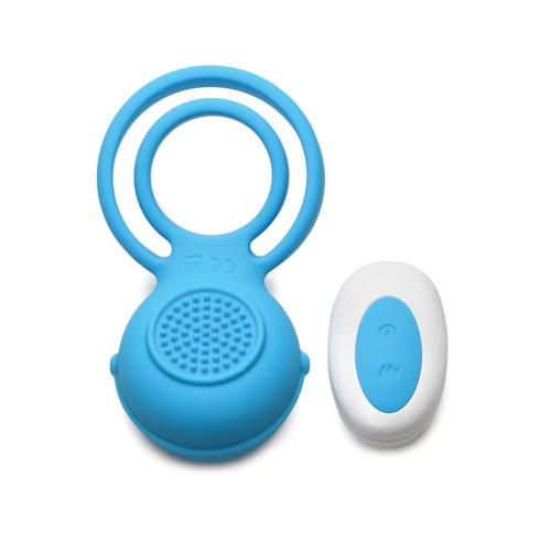 Curve Toys Gossip Love Loops Silicone Cock Ring with Remote