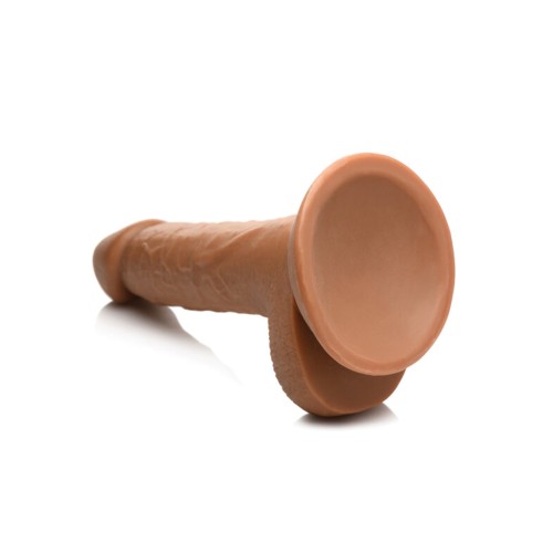 Curve Toys Baseball Dildo 7 Inch Tan