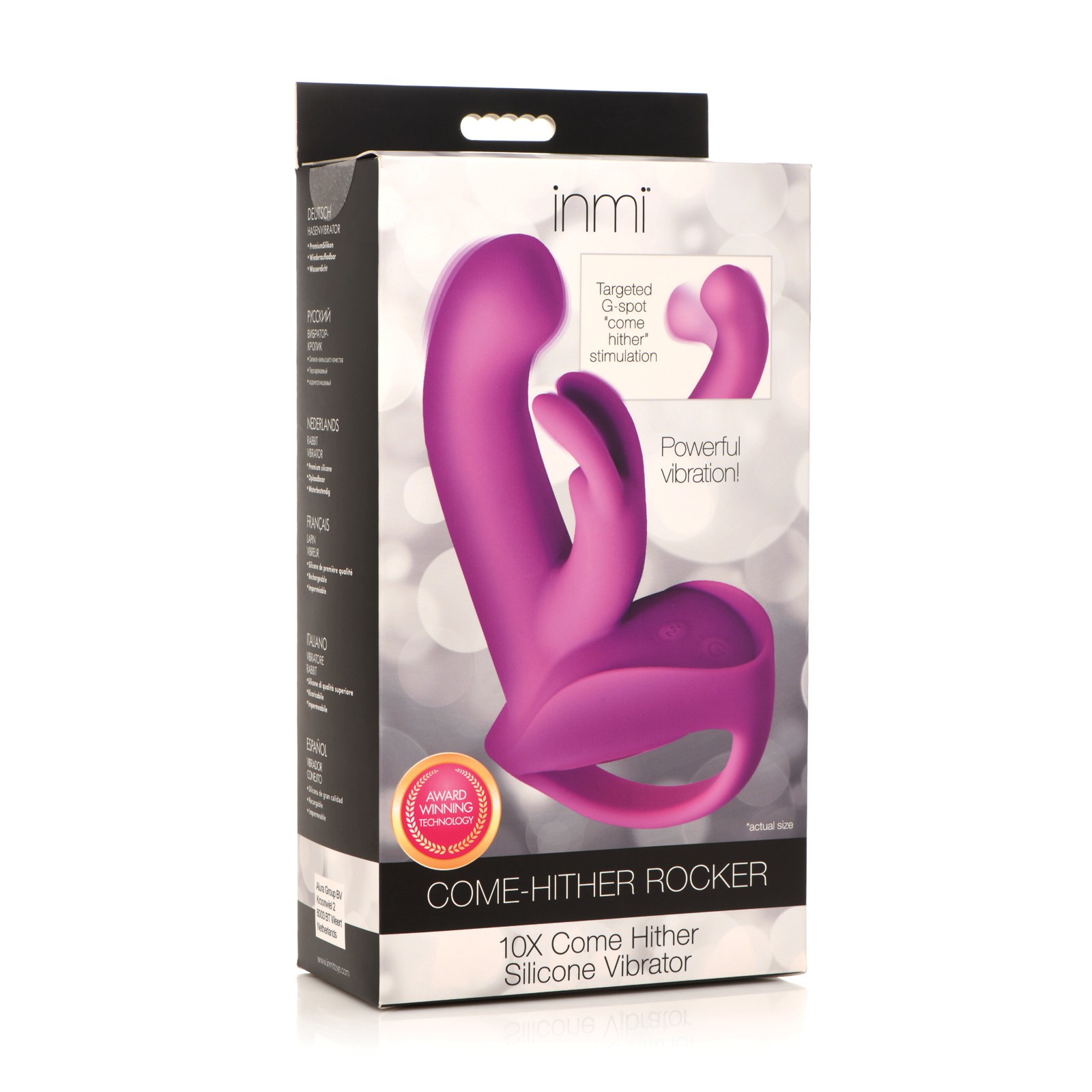 Inmi Come Hither Rocker 10X Silicone Vibrator