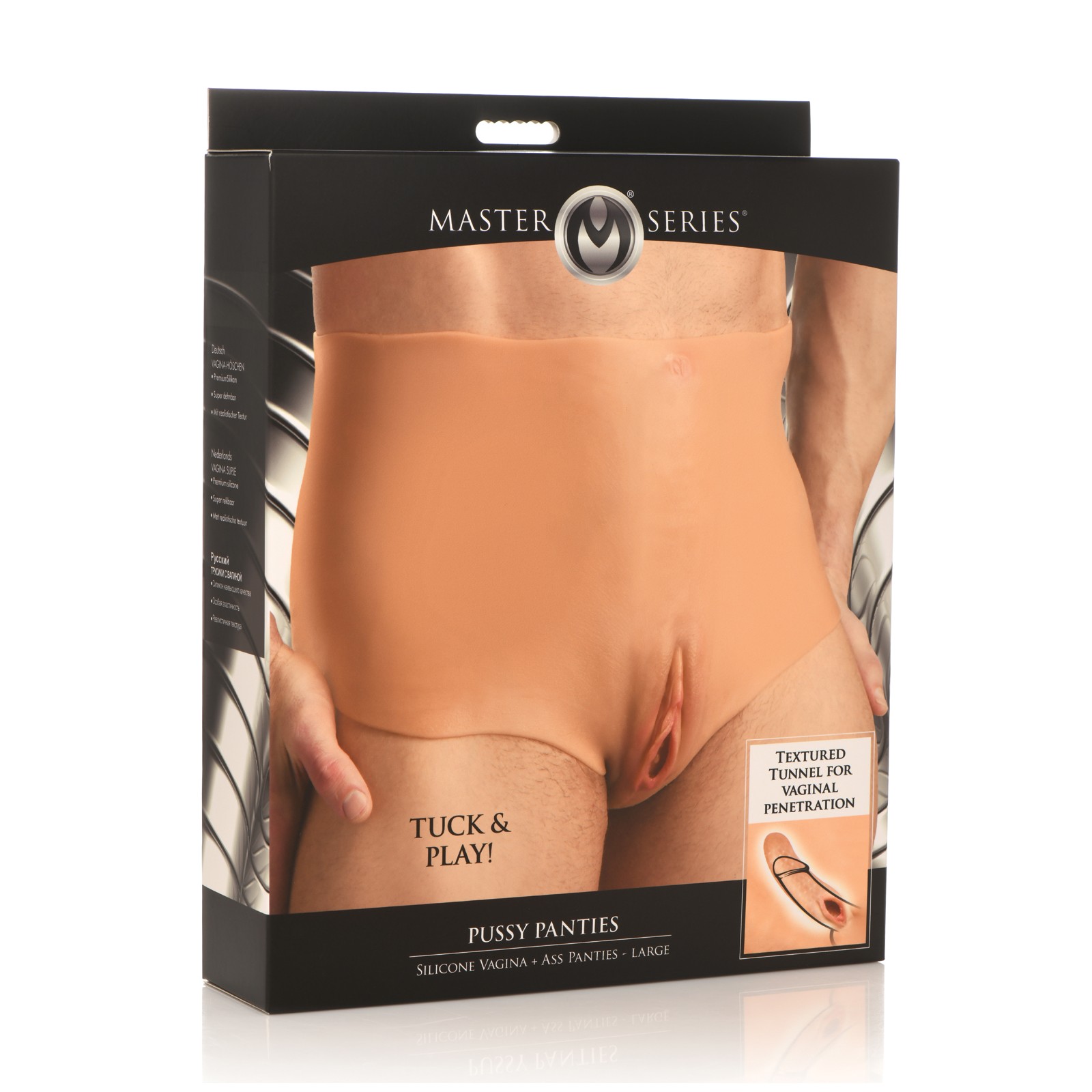 Master Series Panties de Silicona con Vulva Grande