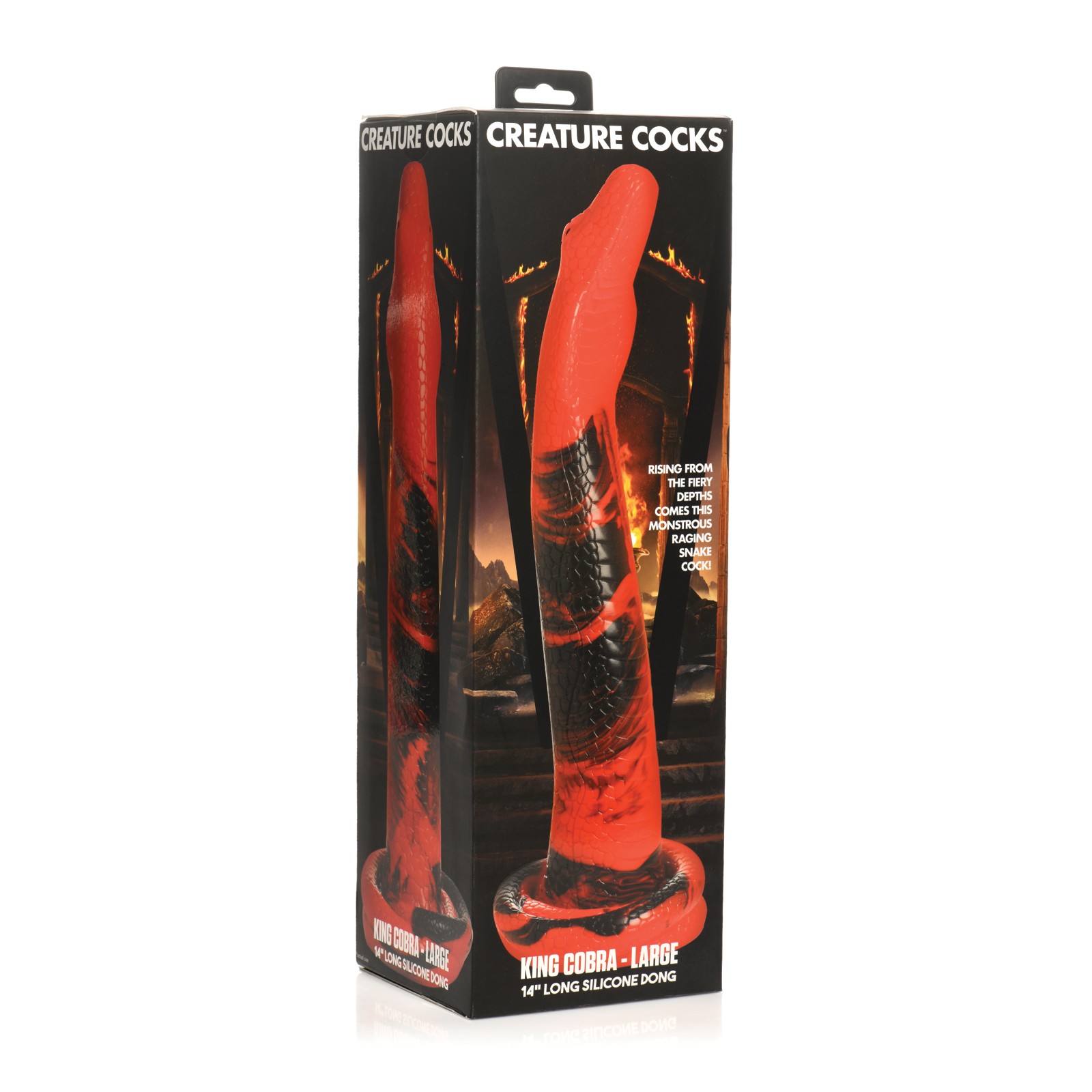 Dildo Grande de Silicona Cobra Rey para Placer Intenso