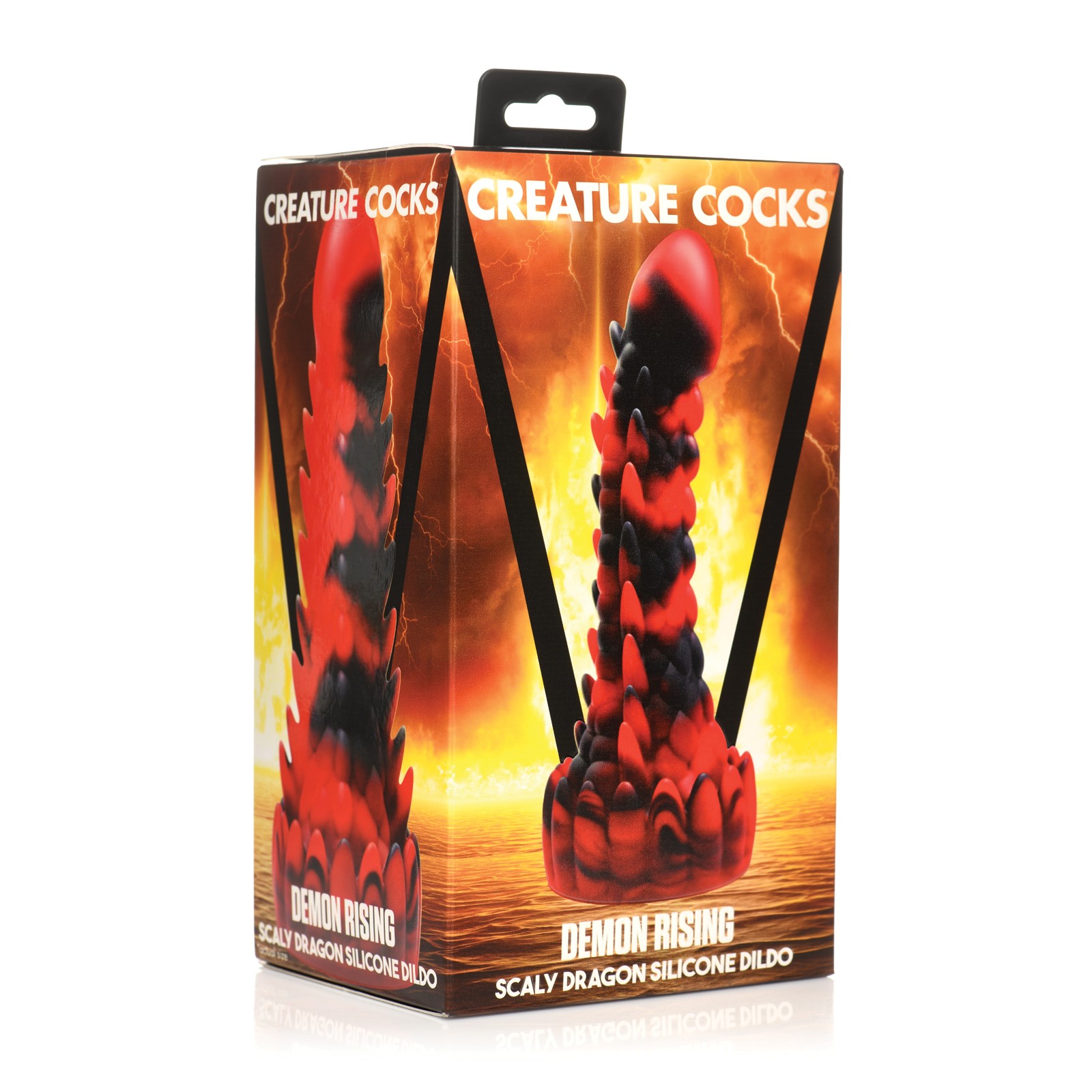 Creature Cocks Demon Rising Scaly Dragon Silicone Dildo