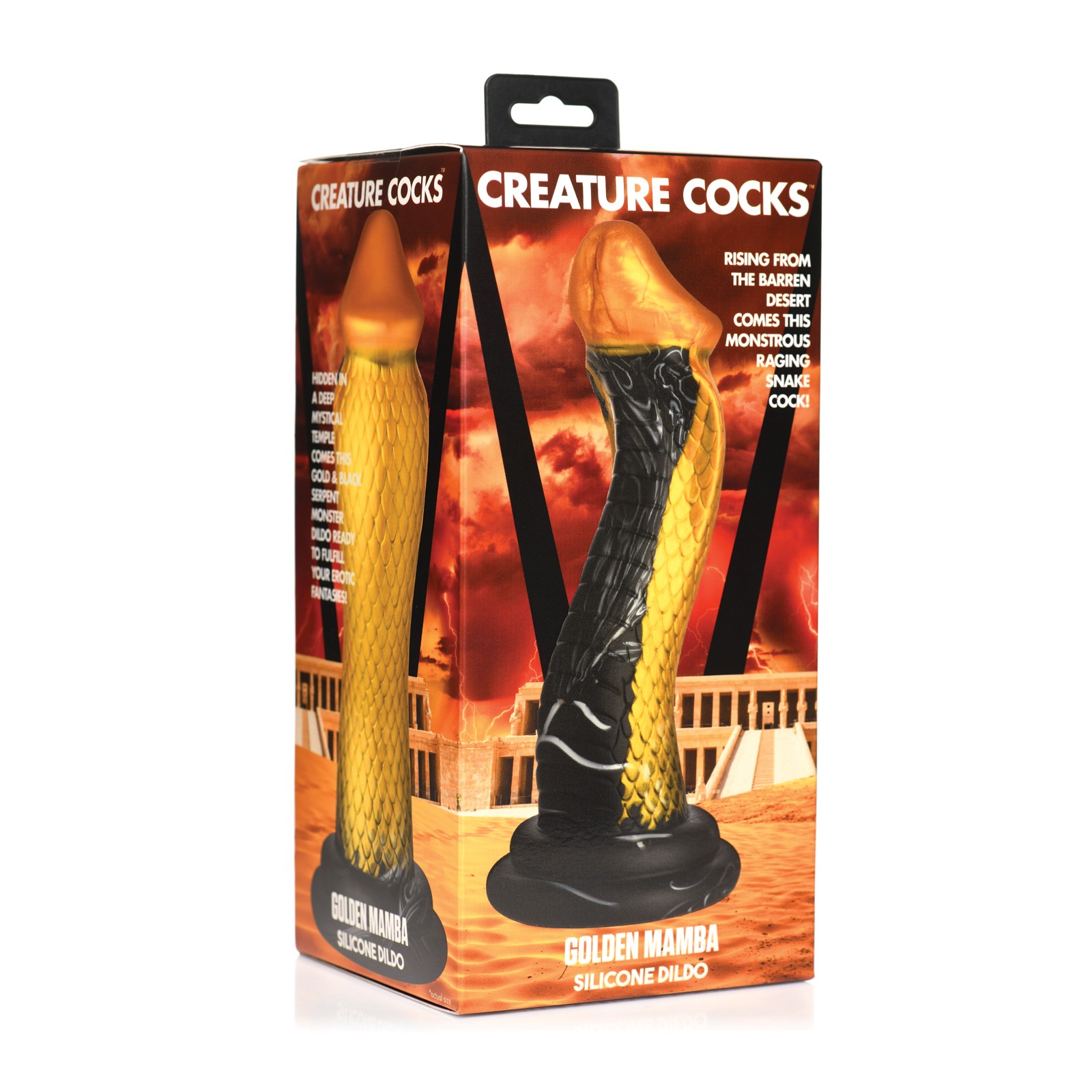 Creature Cocks Golden Mamba Silicone Dildo