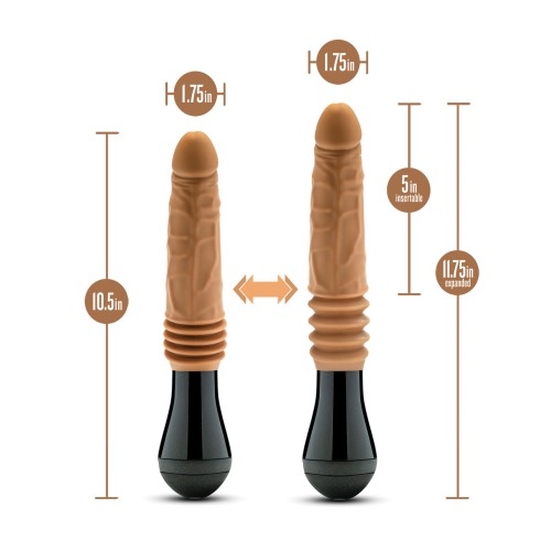 Dildo Vibrador Dr. Arthur Blush de Silicona Beige