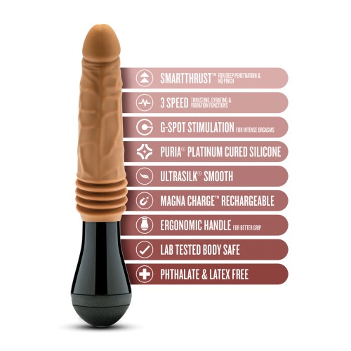 Dildo Vibrador Dr. Arthur Blush de Silicona Beige