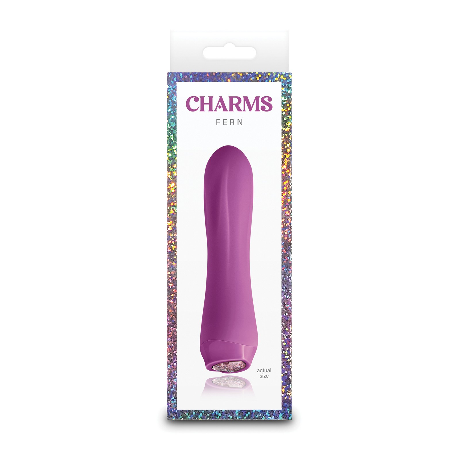 Charms Fern Vibrator Ruby