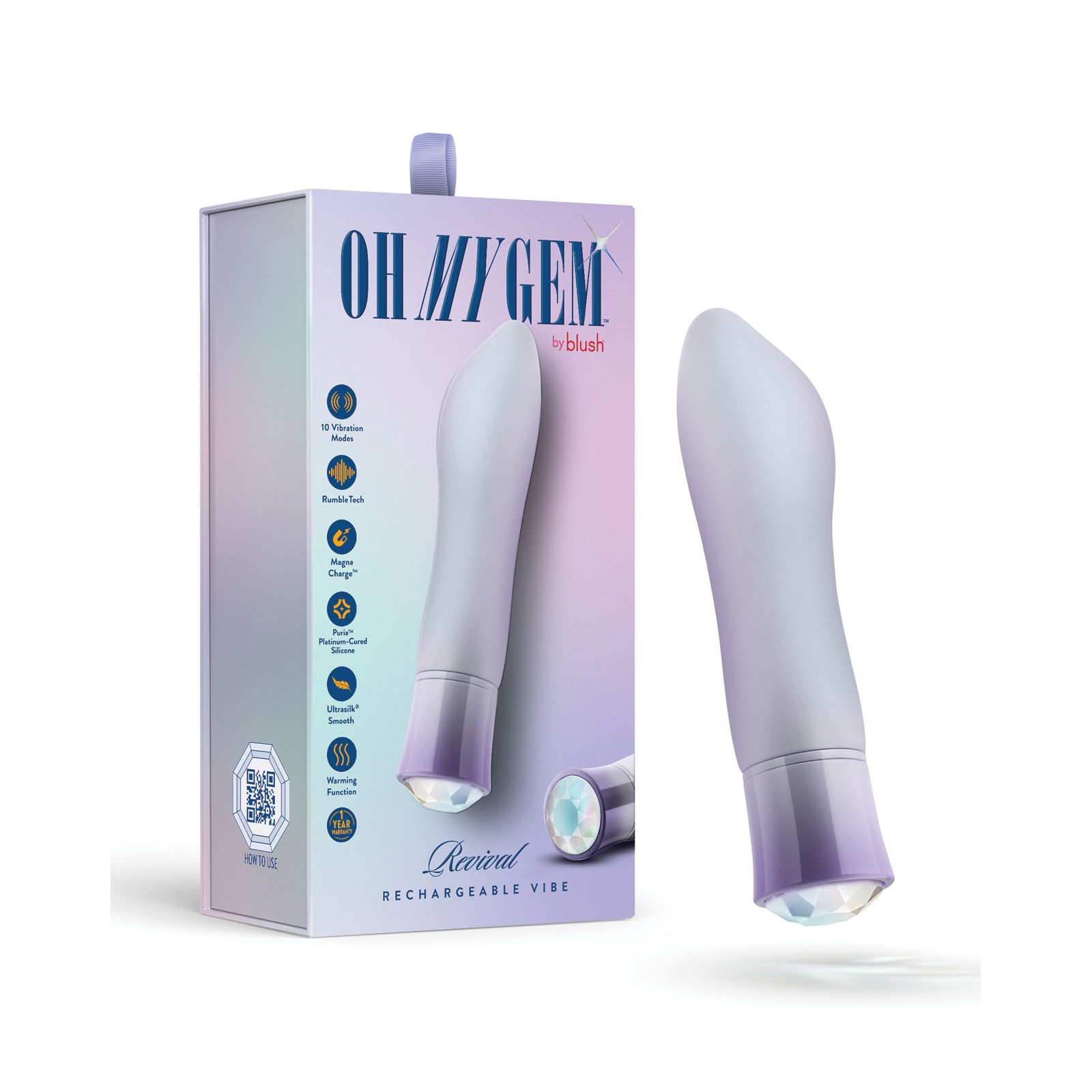 Blush Oh My Gem Revival Opal Vibrator