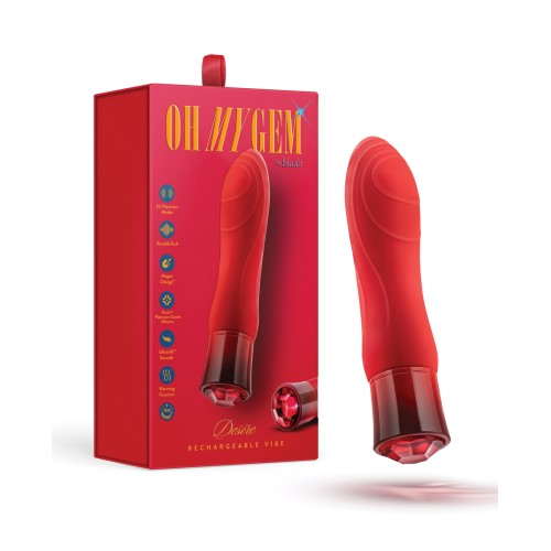 Blush Oh My Gem Vibrador Térmico Ruby